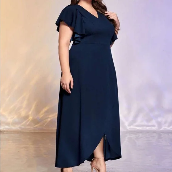 SHEIN Navy Blue Dress Size 16, 2XL - Picture 6 of 7